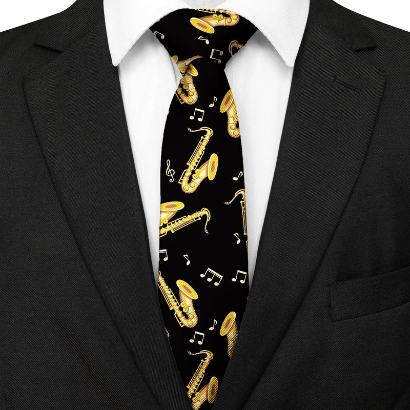 Guhothli Men's Funny Necktie Novelty Ties for Mens Daily Wedding Party Business - Image 2